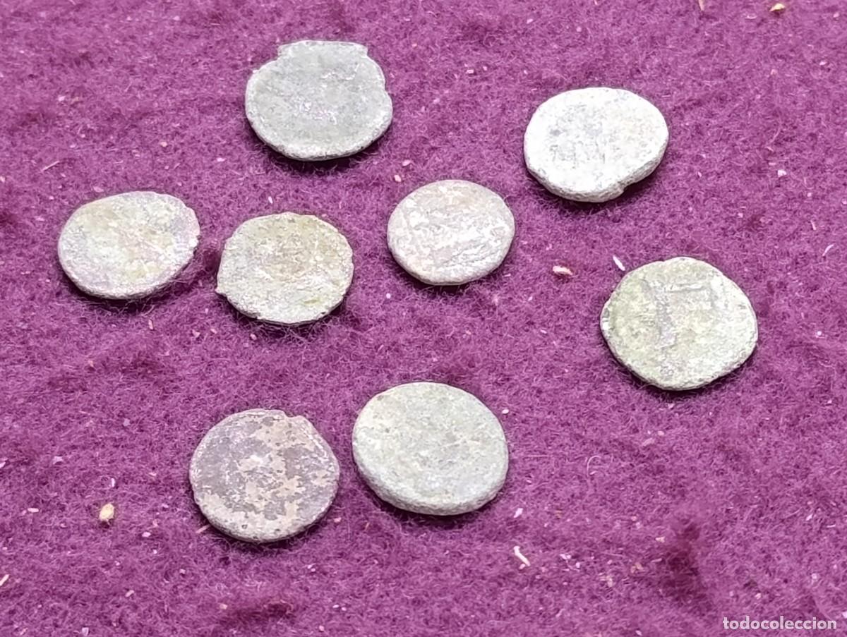 Monedas Imperio romano: LR2, Lote de Antiguas Monedas Romanas, Bajo Imperio, emperadores a identificar