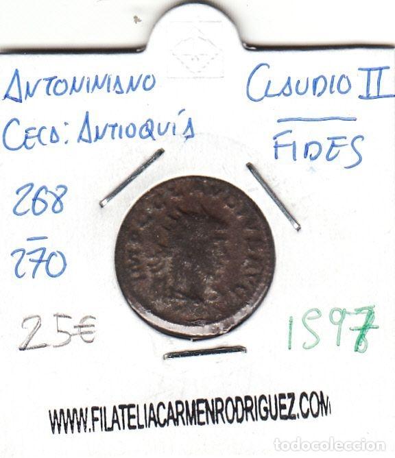 M&uuml;nzen R&ouml;misches Reich: CRE1597 MOMEDA ROMANA Antoniniano Antioqu&iacute;a Claudio II/Fides 268-270