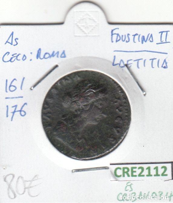 M&uuml;nzen R&ouml;misches Reich: CRE2112 MONEDA ROMANA AS FAUSTINA II VER DESCRIPCIONEN FOTO