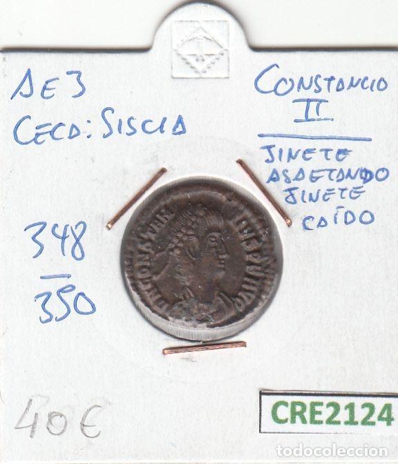M&uuml;nzen R&ouml;misches Reich: CRE2124 MONEDA ROMANA AE3 CONSTANCIO II VER DESCRIPCION EN FOTO