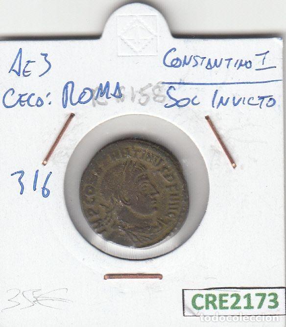 M&uuml;nzen R&ouml;misches Reich: CRE2173 MONEDA ROMANA AE3 CONSTANTINO I VER DESCRIPCION EN FOTO 35