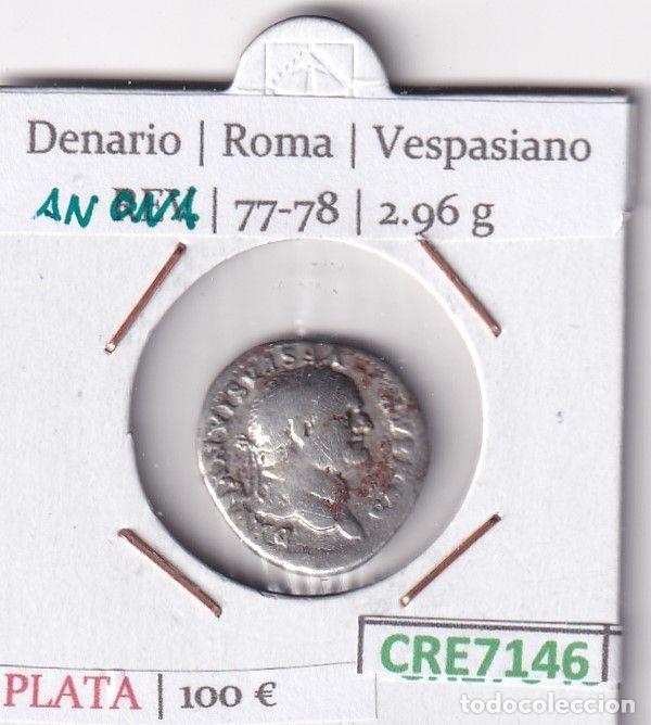 Monnaies Empire Romain: CRE7146 MONEDA DENARIO ROMA VESPASIANO ANNONA 77-78 (DESCRIP. EN FOTOS)