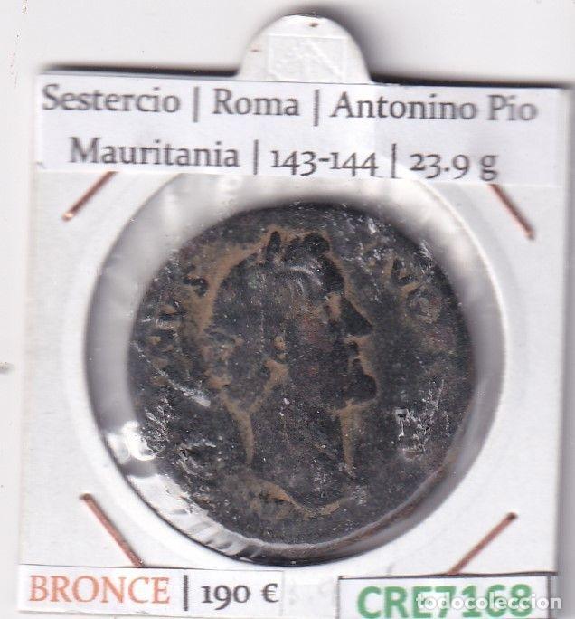 Monete Impero Romano: CRE7168 MONEDA SESTERCIO ROMA ANTONINO PIO MAURITANIA 143-144