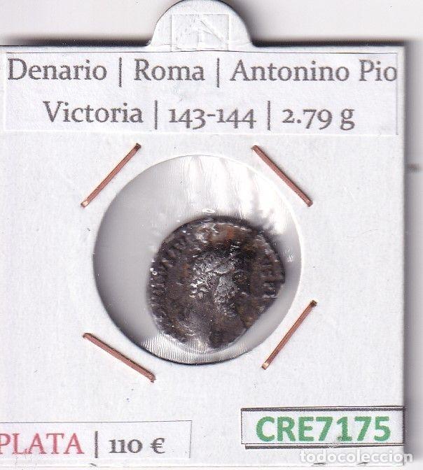 Monete Impero Romano: CRE7175 MONEDA DENARIO ROMA ANTONINO PIO VICTORIA 143-144 (DESCRIP. EN FOTOS)