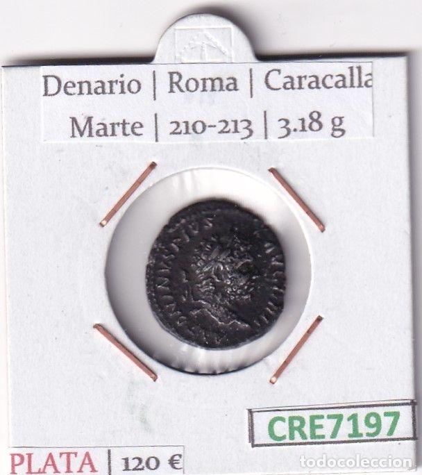 Monete Impero Romano: CRE7197 MONEDA DENARIO ROMA CARACALLA MARTE 210-213 (DESCRIP. EN FOTOS)