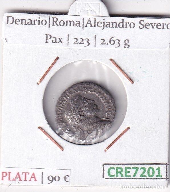 Monnaies Empire Romain: CRE7201 MONEDA DENARIO ROMA ALEJANDRO SEVERO PAX 223 (DESCRIP. EN FOTOS)