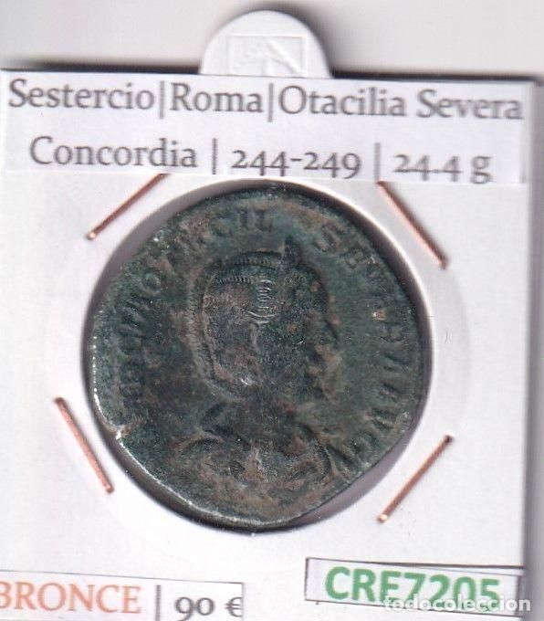 Monnaies Empire Romain: CRE7205 MONEDA SESTERCIO ROMA OTACILIA SEVERA CONCORDIA 244-249