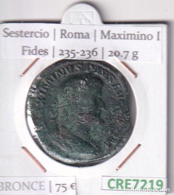Roman Empire Coins: CRE7219 MONEDA ROMANA SESTERCIO MAXIMINO I VER DESCRIPCION EN FOTOS
