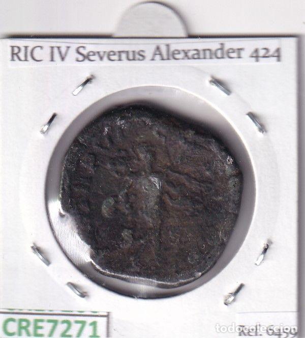 Monedas Imperio romano: CRE7271 MONEDA ROMAMA SESTERCIO ROMA ALEJANDRO SEVERO MARTE 225 - Foto 2