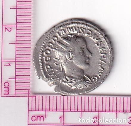 Roman Empire Coins: CRF0104 MONEDA ANTONINIANO ROMA GORDIANO III APOLO 241-243 PLATA