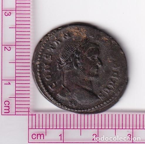 Roman Empire Coins: CRF0110 MONEDA NUMMUS TREVERIS CONSTANCIO I GENIO 296-297 BRONCE