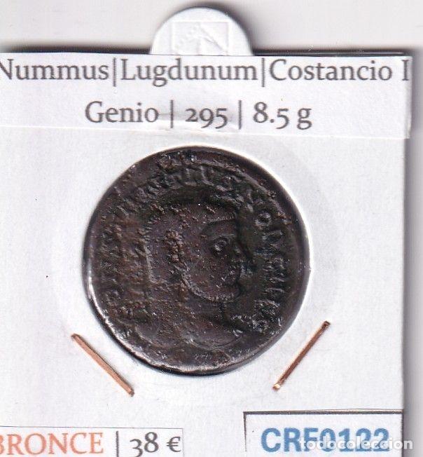 Moedas Imp&eacute;rio Romano: CRF0122 MONEDA NUMMUS LUGDUNUM CONSTANCIO I GENIO 295