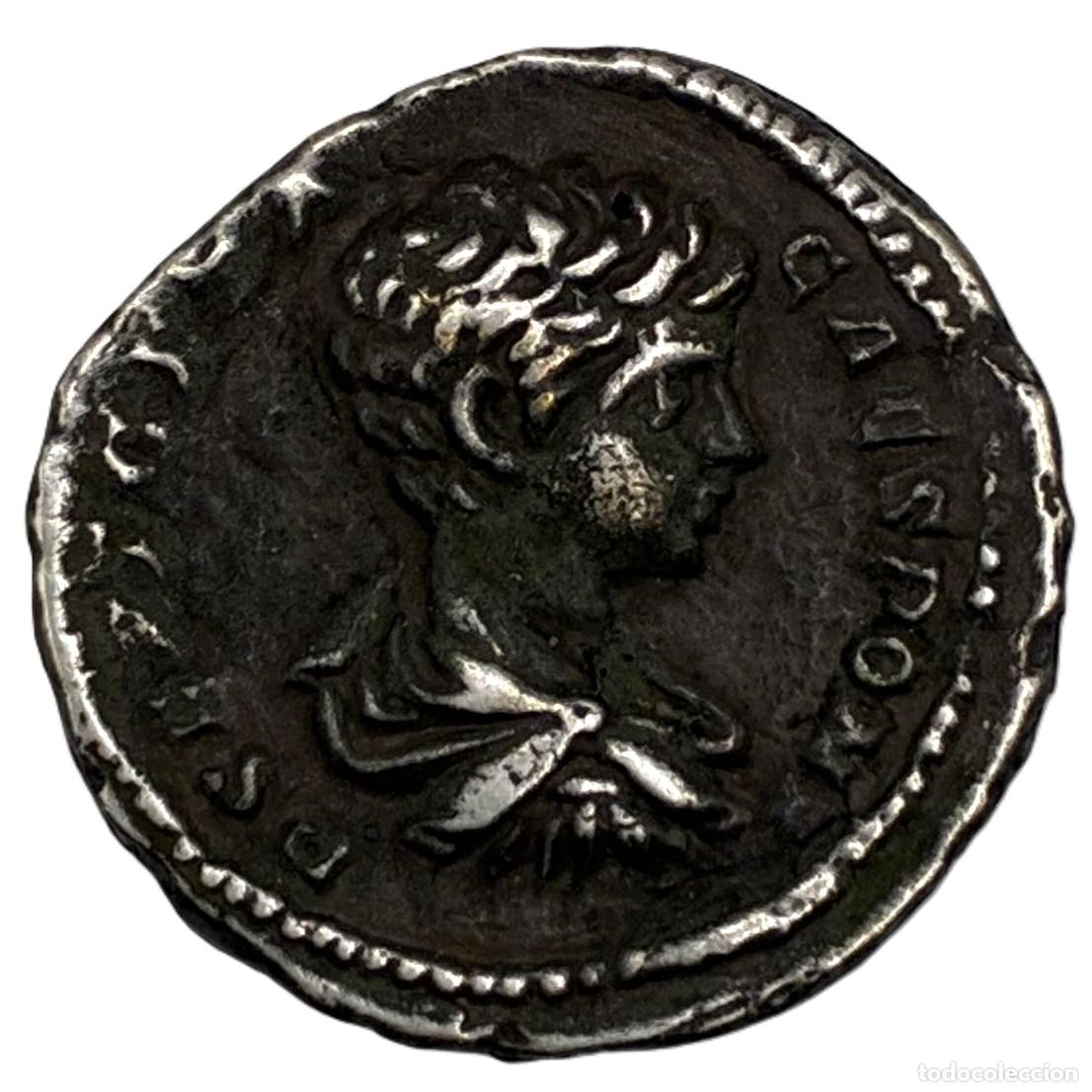 Monete Impero Romano: CRE3615 MONEDA ROMANA DENARIO GETA VICTORIA 200-202 PLATA