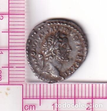 Moedas Imp&eacute;rio Romano: CRE3147 MONEDA ROMAMA DENARIO ANTONINO PIO SALUS 158-159