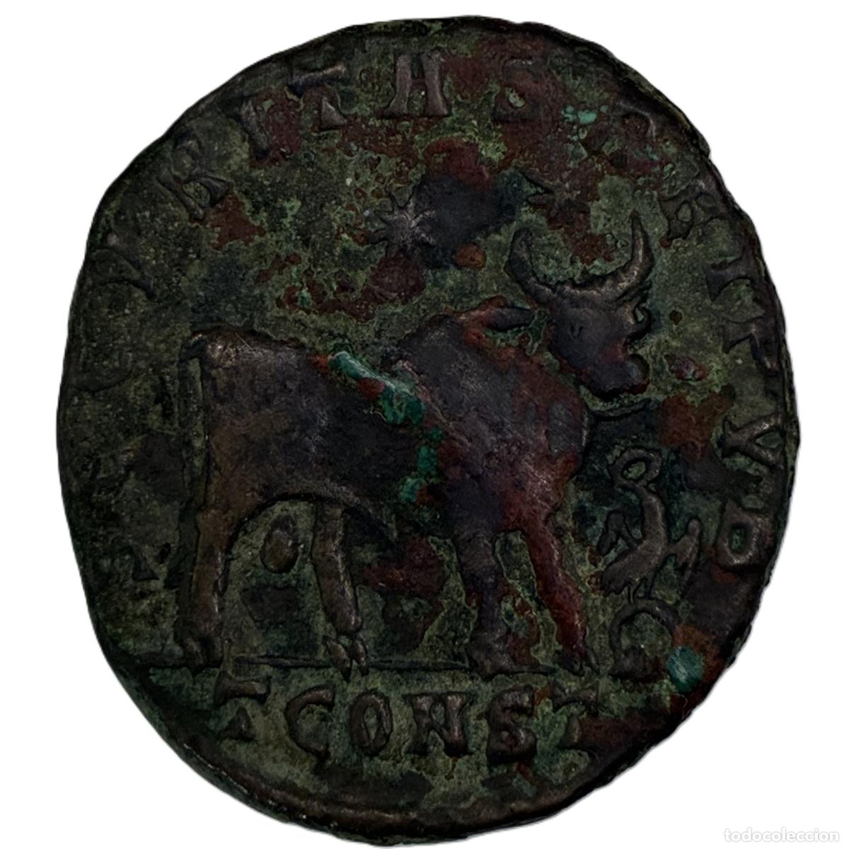 Moedas Imp&eacute;rio Romano: CRE6755 MONEDA ROMANA AE1 JULIANO II ARELATE 360-363 BRONCE