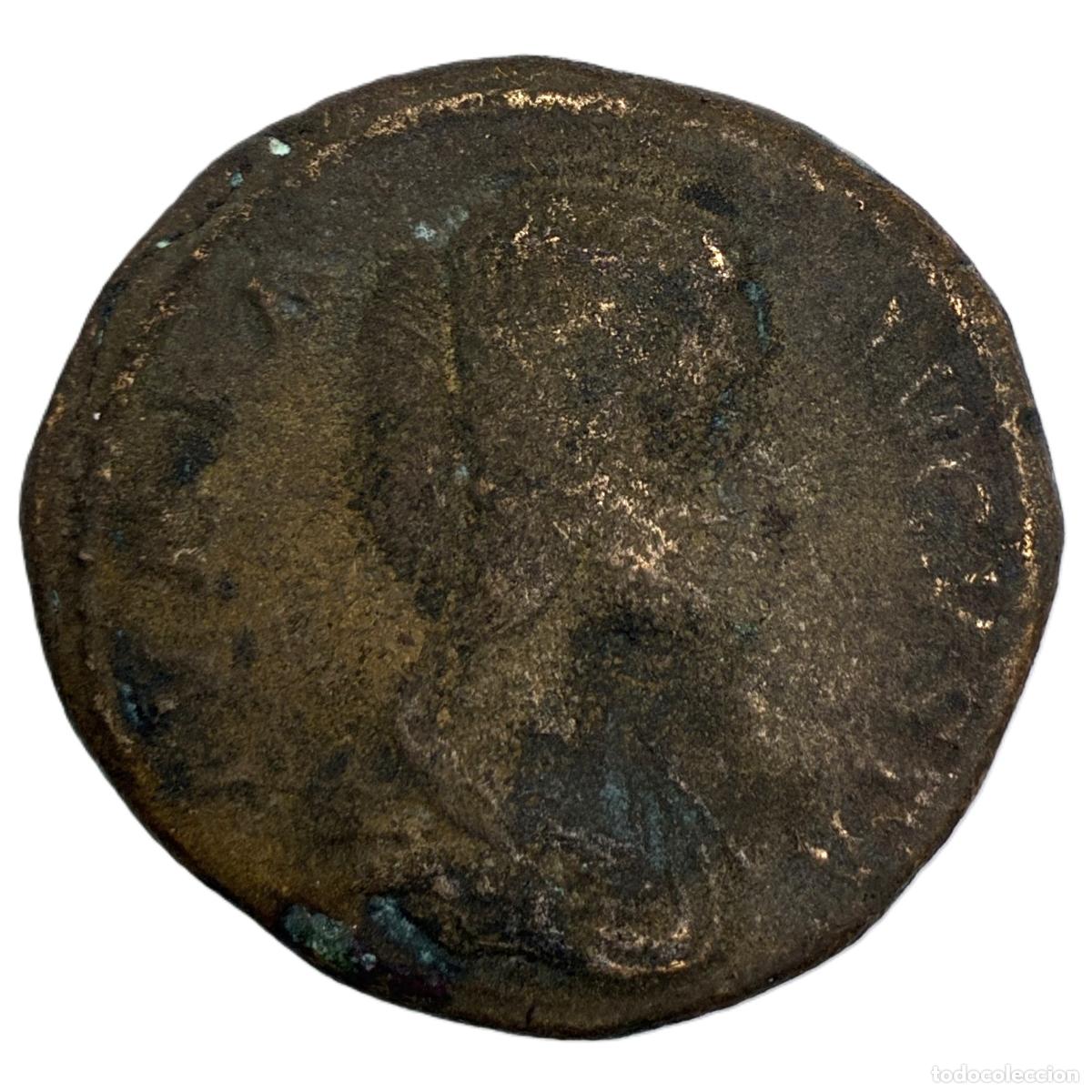 Moedas Imp&eacute;rio Romano: CRE7223 MONEDA ROMANA SESTERCIO JULIA DOMMA CIBELES 196-211 BRONCE