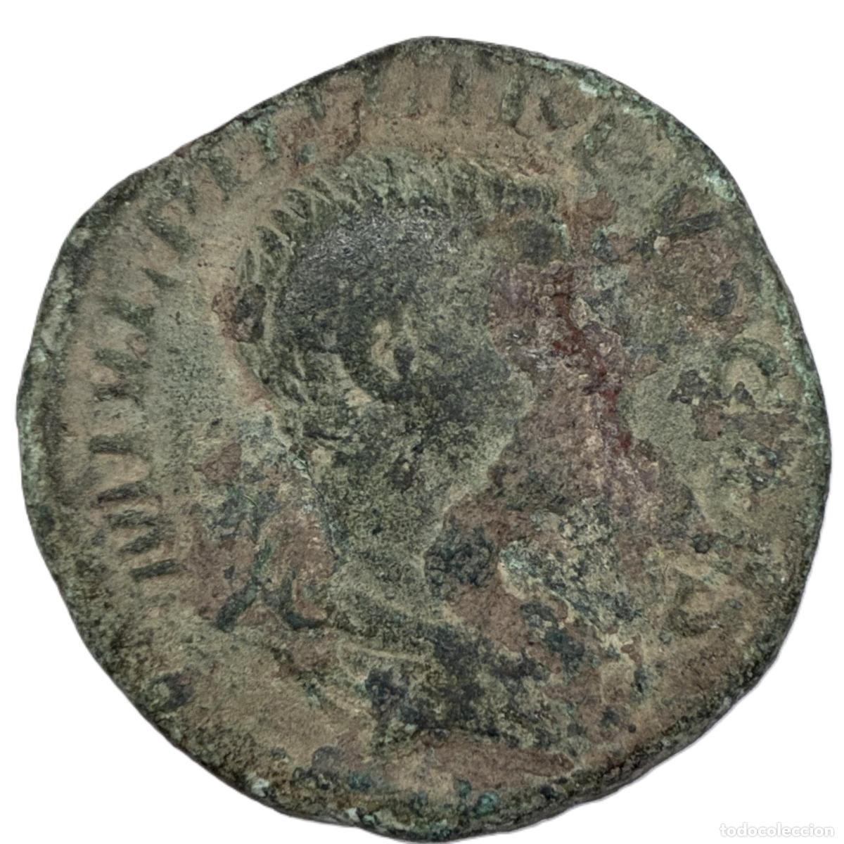 Moedas Imp&eacute;rio Romano: CRE7312 MONEDA ROMANA SESTERCIO ROMA FILIPO II FILIPO II 244-246 BRONCE
