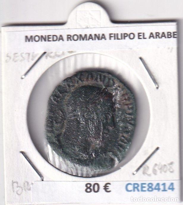 Moedas Imp&eacute;rio Romano: CRE8414 MONEDA ROMANA FILIPO EL ARABE SESTERCIO (244-249) BRONCE