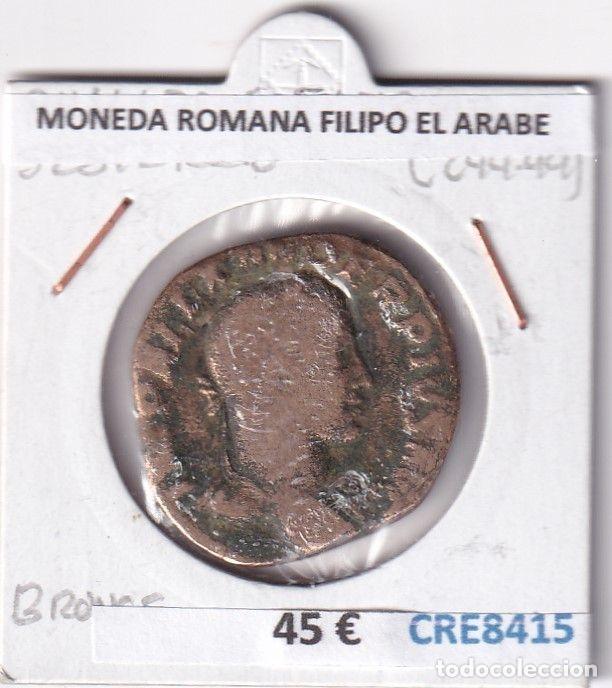 Moedas Imp&eacute;rio Romano: CRE8415 MONEDA ROMANA FILIPO EL ARABE SESTERCIO (244-249) BRONCE