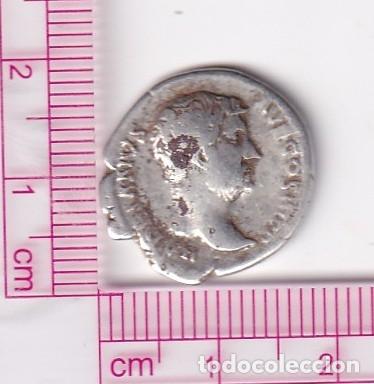 M&uuml;nzen R&ouml;misches Reich: CRE9322 MONEDA ROMANA DENARIO ROMA ADRIANO FIDES 136