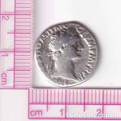 M&uuml;nzen R&ouml;misches Reich: CRE9323 MONEDA ROMANA DENARIO ROMA DOMICIANO MINERVA EN COLUMNA ROSTRAL 91