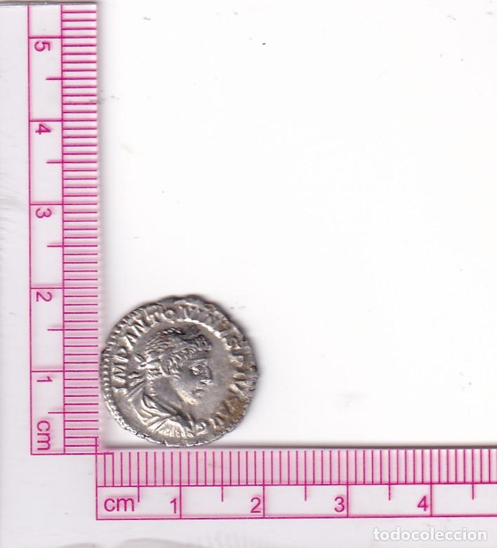 M&uuml;nzen R&ouml;misches Reich: CRE9709 MONEDA ROMANA DENARIO ROMA HELIOGABALO SOL 220 PLATA