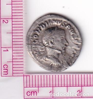 M&uuml;nzen R&ouml;misches Reich: CRE9713 MONEDA ROMANA DENARIO ROMA GORDIANO III GORDIANO III 240 PLATA