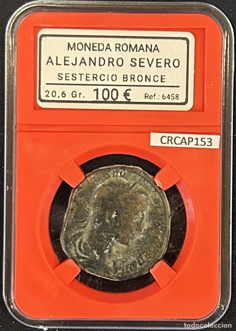M&uuml;nzen R&ouml;misches Reich: CRCAP153 MONEDA ROMANA ALEJANDRO SEVERO SESTERCIO BRONCE