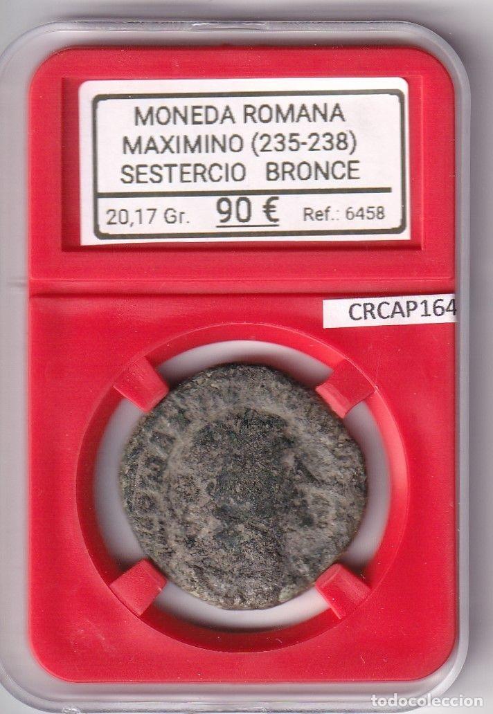 M&uuml;nzen R&ouml;misches Reich: CRCAP164 MONEDA ROMANA MAXIMINO SESTERCIO 235-238 BRONCE