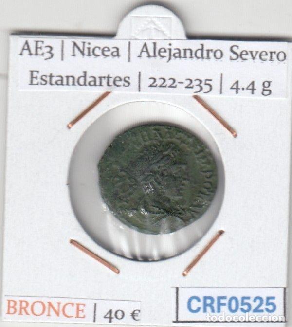 M&uuml;nzen R&ouml;misches Reich: CRF0525 MONEDA AE3 NICEA ALEJANDRO SEVERO ESTANDARTES 222-235