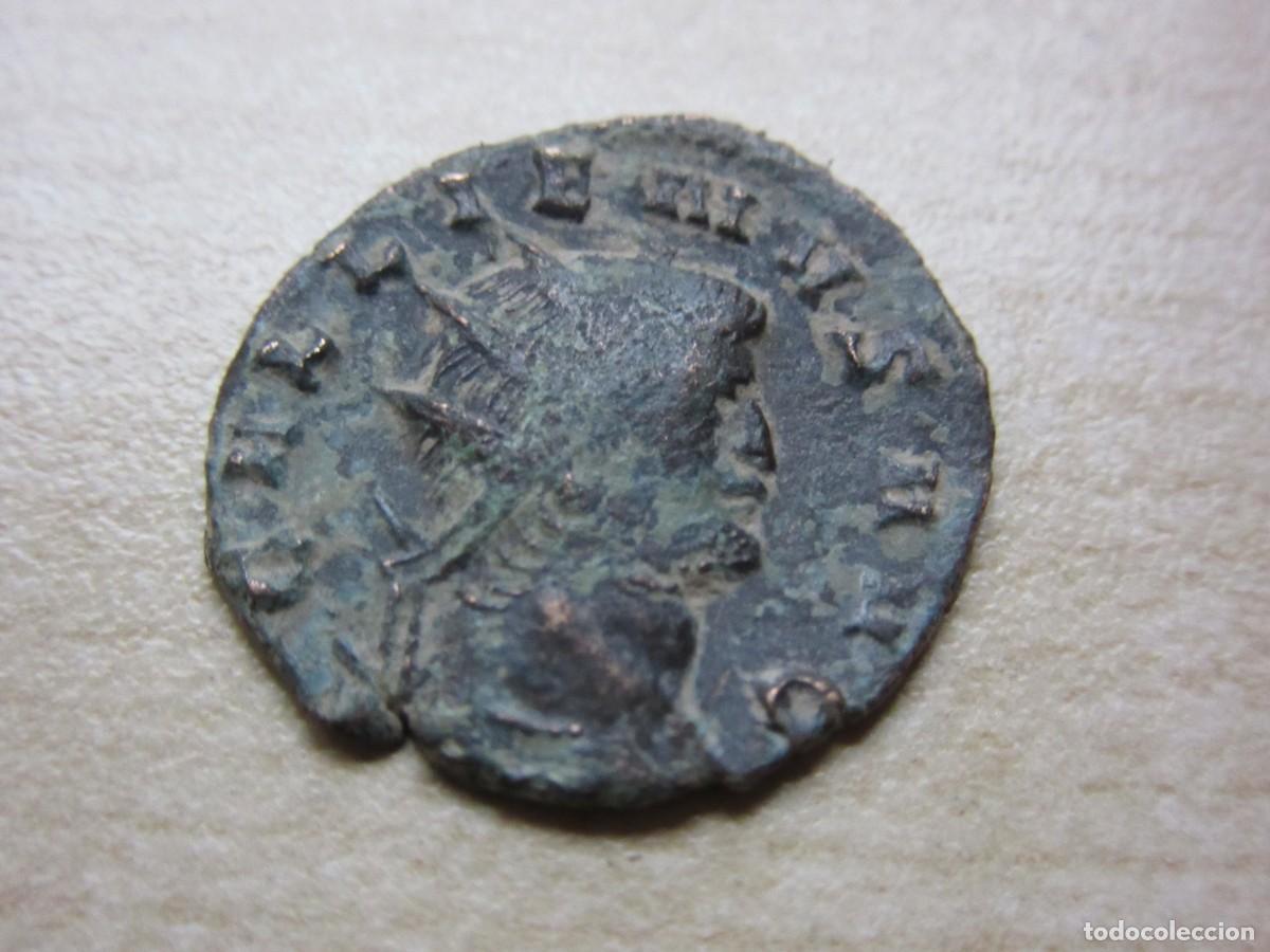 Monedas Imperio romano: Antoniniano de Galieno ( 253-268) DC Reverso Victoria