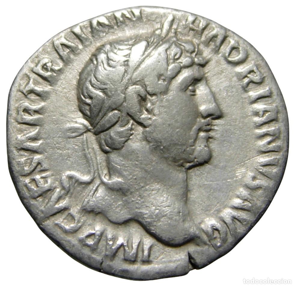Monedas Imperio romano: Adriano (117-138 dC) AR Denario, Aequitas