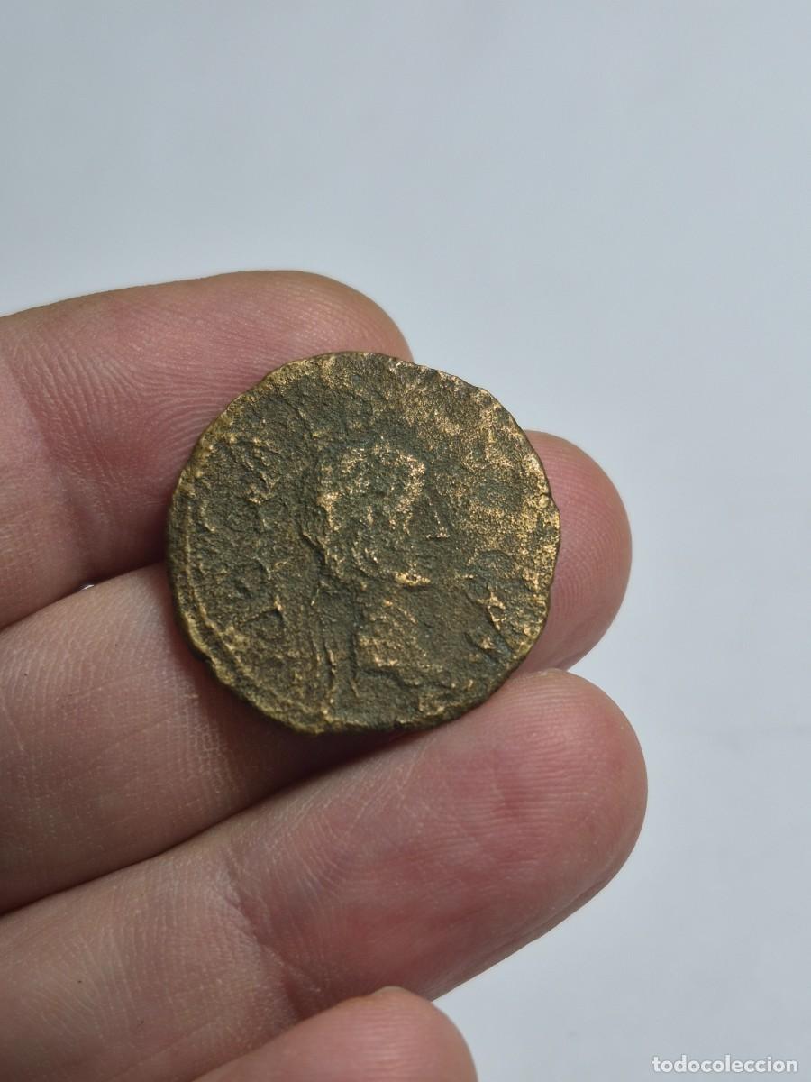 Monedas Imperio romano: NT/ AS IBERORROMANO AUGUSTO TURIASO 7,70 GRS (A1685)