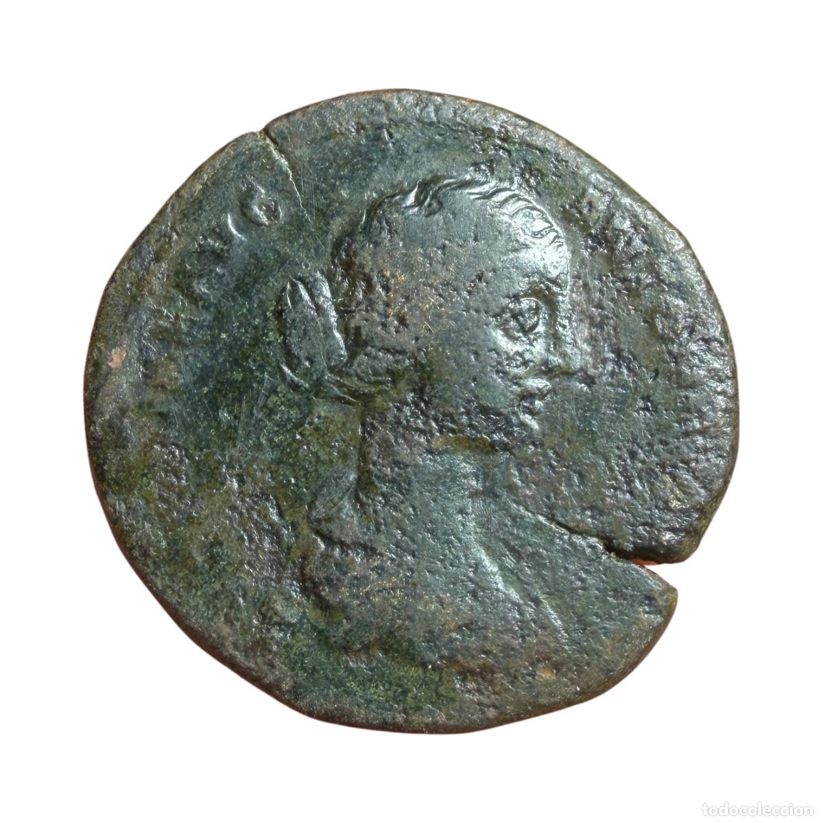Monedas Imperio romano: NT/ SESTERCIO LUCILA VENUS (A1651)