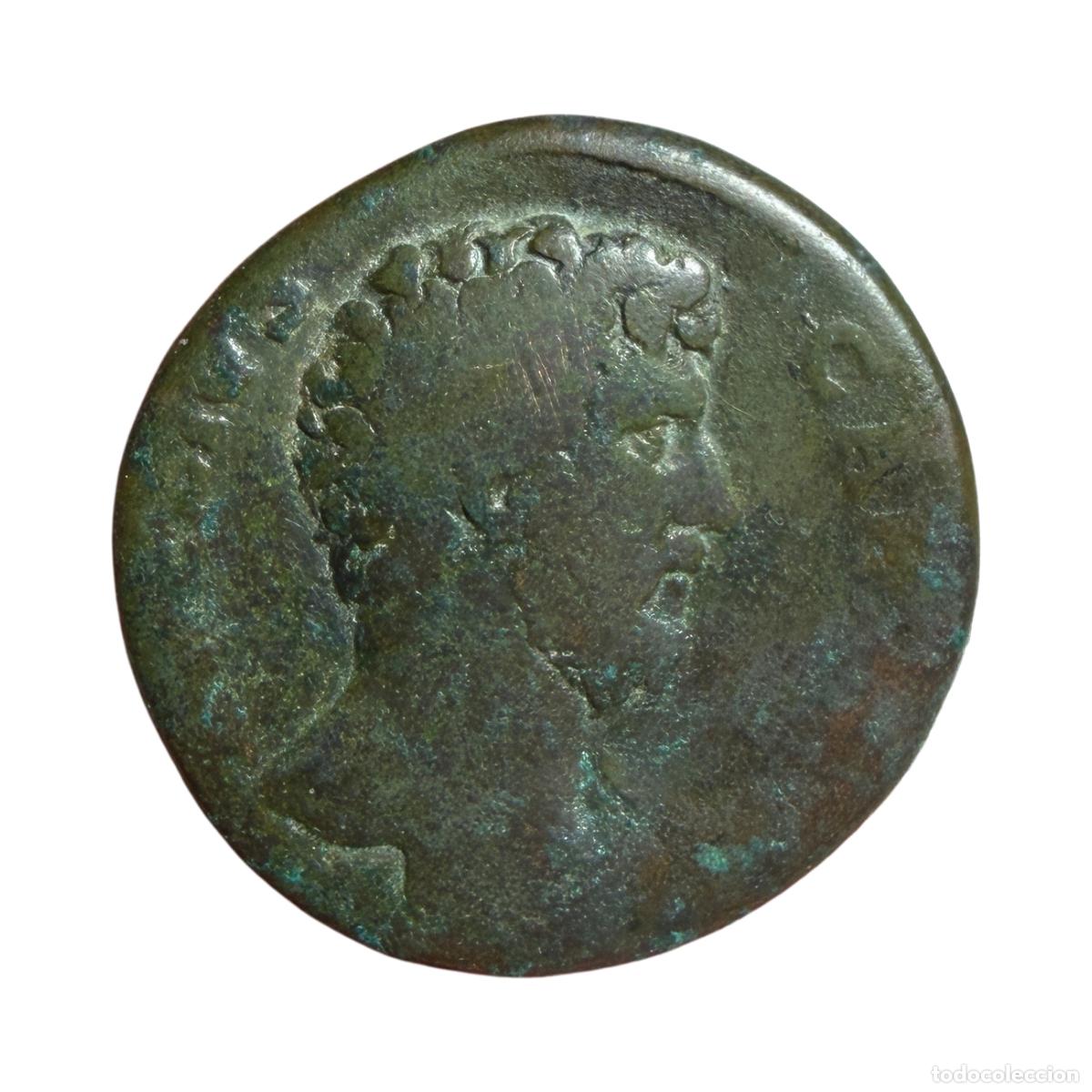 Monedas Imperio romano: NT/ SESTERCIO AELIO SPES (A1648)