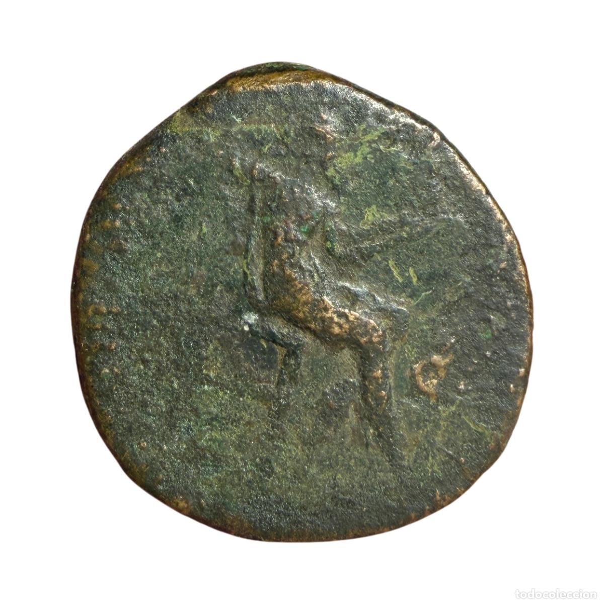 Monedas Imperio romano: NT/ SESTERCIO COMODO DIOSA SEDENTE (A1654) - Foto 2