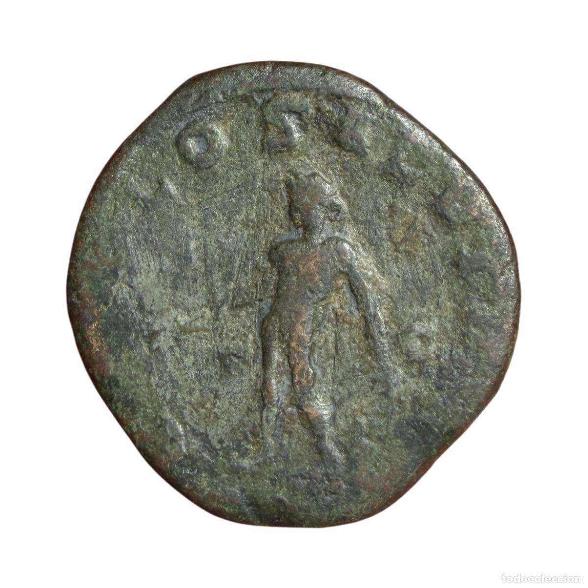 Monedas Imperio romano: NT/ SESTERCIO VOLUSIANO APOLLO (A1655) - Foto 2