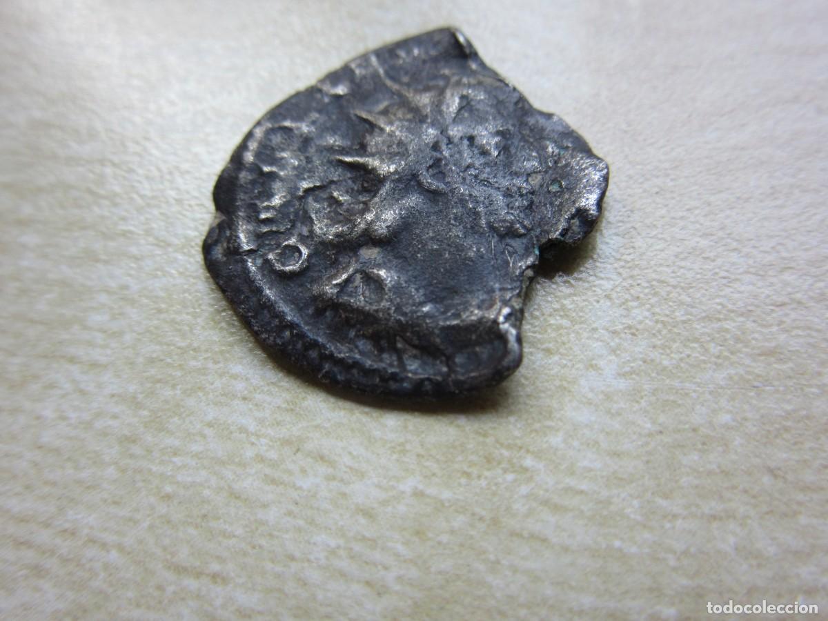 Monedas Imperio romano: Antoniniano de Gallieno ( 253-268) Plata Reverso Trofeo con dos cautivos