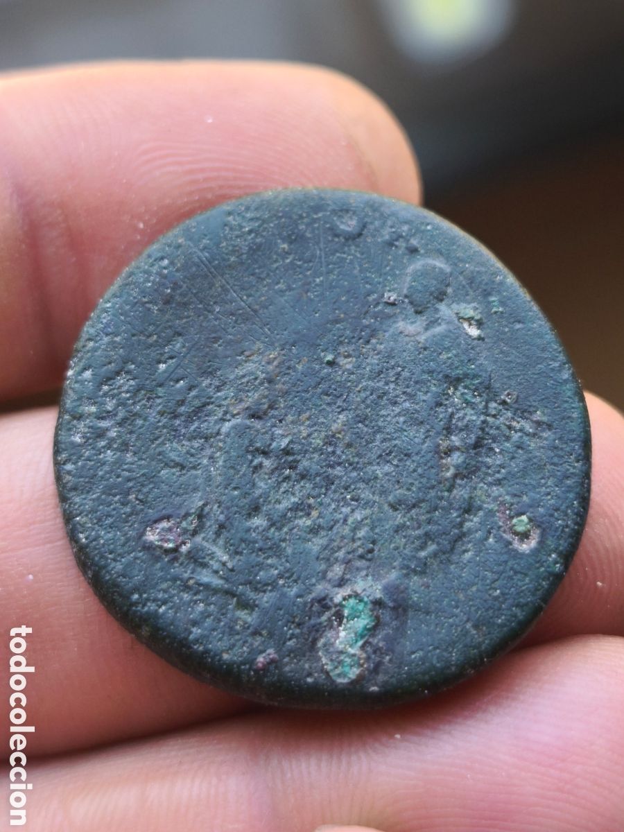 Monedas Imperio romano: Sestercio Adriano ser&iacute;e RESTITVTORI - Foto 2