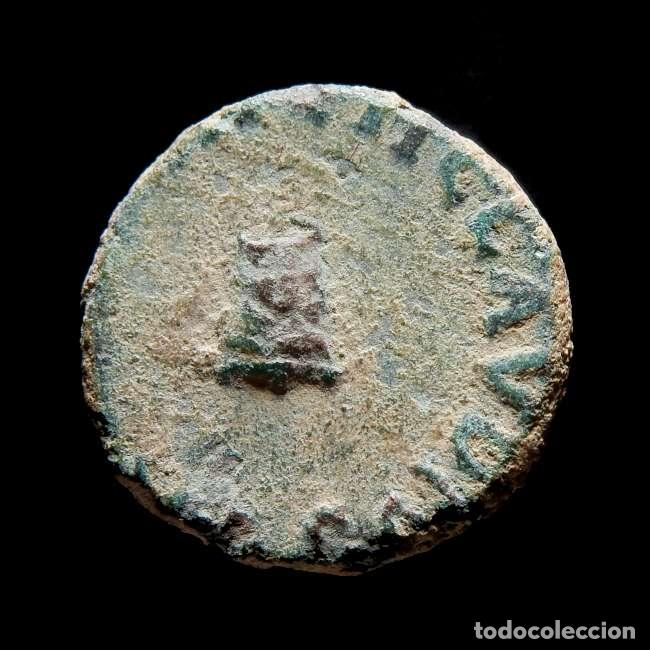 Monedas Imperio romano: Claudio I (41-54 dC) cuadrante. Ceca de Roma. 41 d.C. 297-F