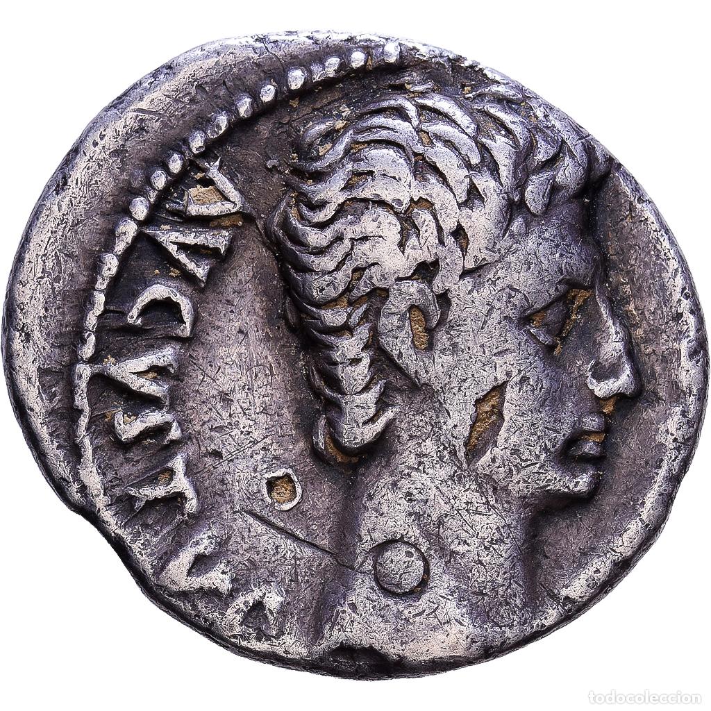 Monedas Imperio romano: [#1547236] Roman Empire, Auguste, Denarius, 15-13 BC, Lyon - Lugdunum, Plata, MBC, RIC:167a