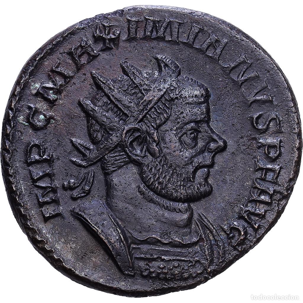 Monedas Imperio romano: [#1547210] Roman Empire, Maximianus, Antoninianus, 289, Lyon - Lugdunum, Plata, MBC+