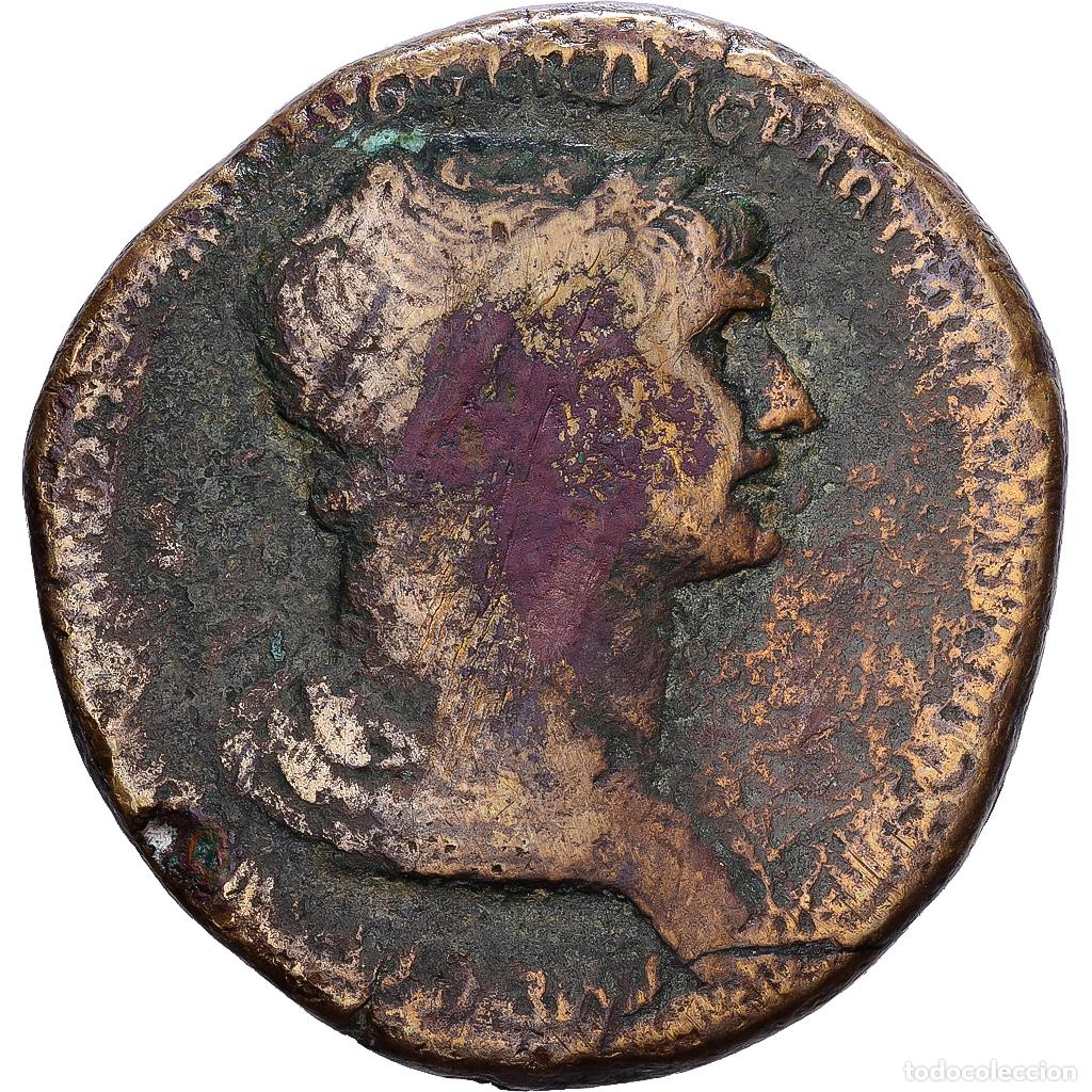 Monedas Imperio romano: [#1547291] Roman Empire, Trajan, Sestercio, 114-117, Rome, Bronce, BC+, RIC:667