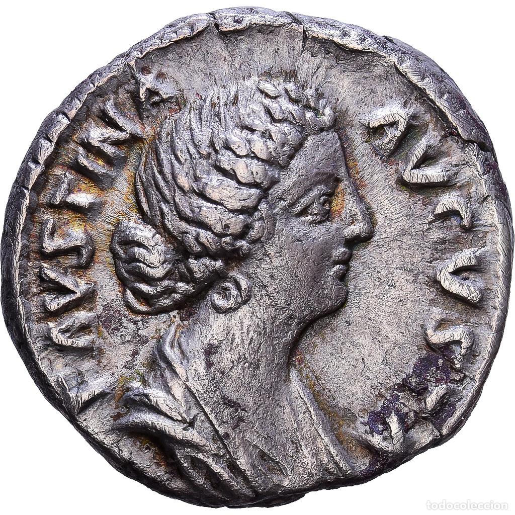 Monedas Imperio romano: [#1547307] Roman Empire, Faustina II, Denarius, 161-176, Rome, Plata, MBC, RIC:683