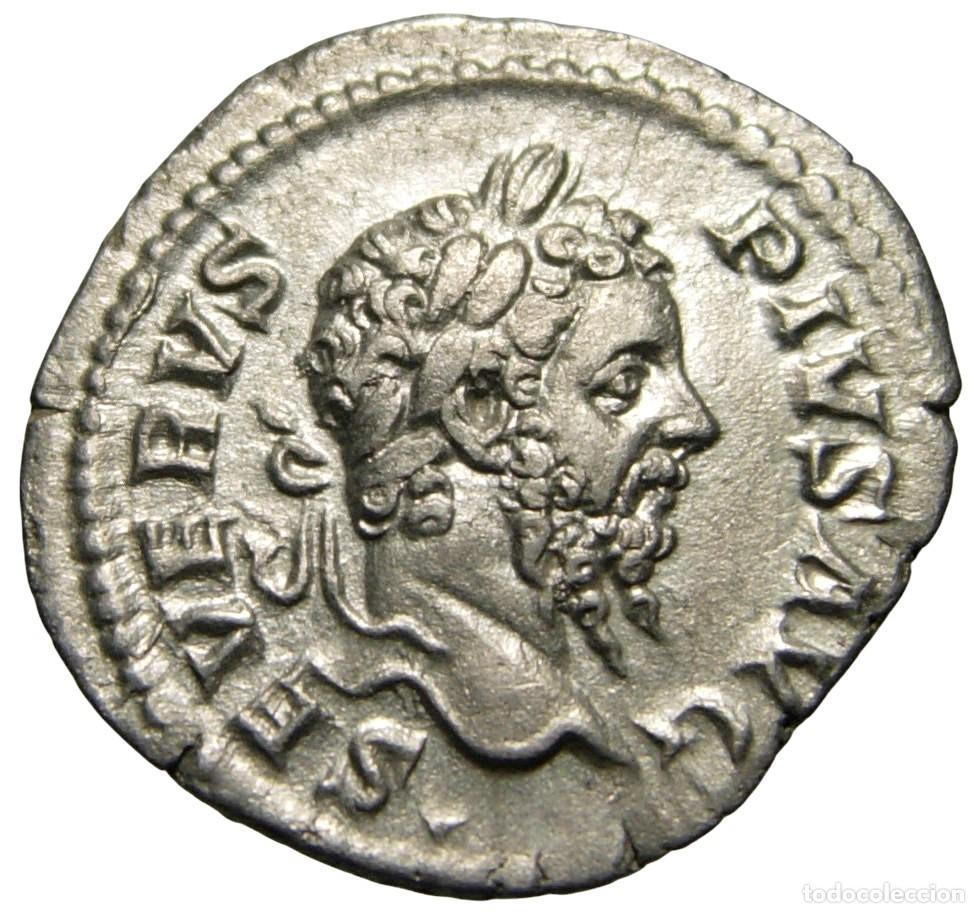 Monedas Imperio romano: Septimio Severo (193-211 dC) AR Denario, Neptuno