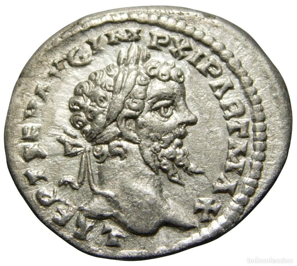 Monedas Imperio romano: Septimio Severo (193-211 dC) AR Denario, ceca Laodicea