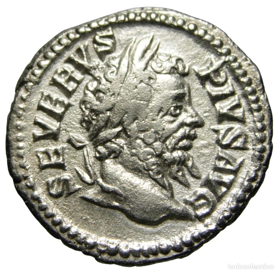 Monedas Imperio romano: Septimio Severo (193-211 dC) AR Denario, Roma