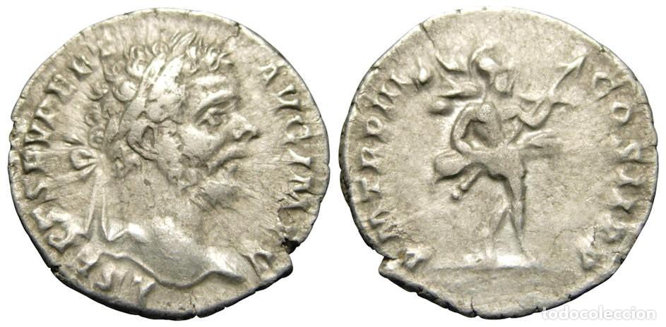 Monedas Imperio romano: Septimio Severo (193-211 dC) AR Denario - Marte