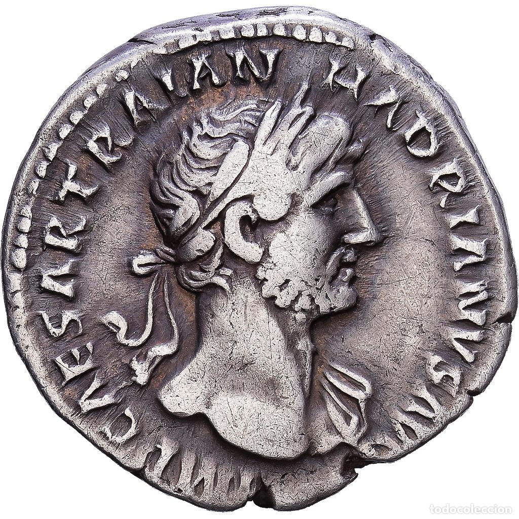Monedas Imperio romano: [#1547294] Roman Empire, Hadrian, Denarius, 118, Rome, Plata, MBC, RIC:134