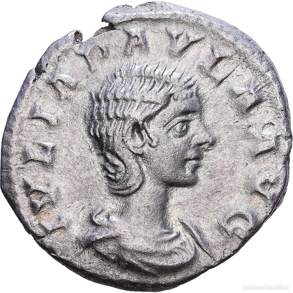 Monedas Imperio romano: [#1547303] Roman Empire, Julia Paula, Denarius, 219-220, Rome, Plata, MBC, RIC:211